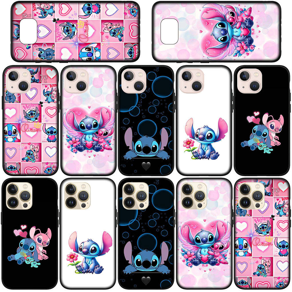 iPhone 17 16 15 Xiaomi Poco F7 F8 X7 X6 C85 C75 C71 M8 Redmi Note 14 13 12 11 Pro Max 14C 13C 15C A3 A4 Telefonų dėklas Mielas Lilo Animacinis Dygsnio Viršelis