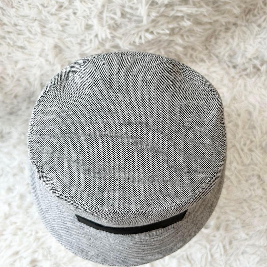 Used 24SSHERMES Fred Sangle H Bucket Hat Linen X Cotton
