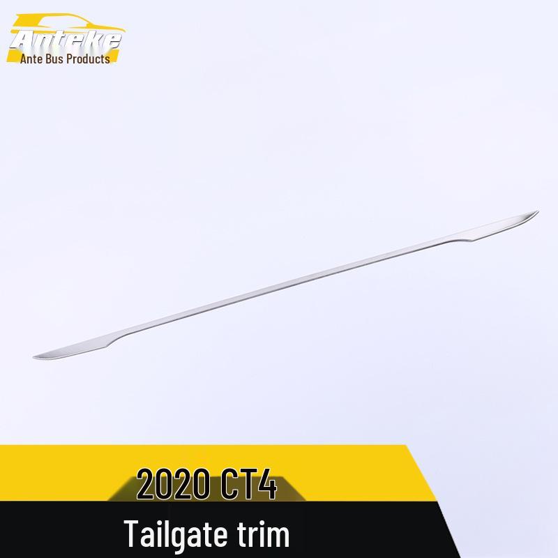2020 CT4 Tailgate Trim: Bumper Trunk Bright Strip Anti-Scratch Modification