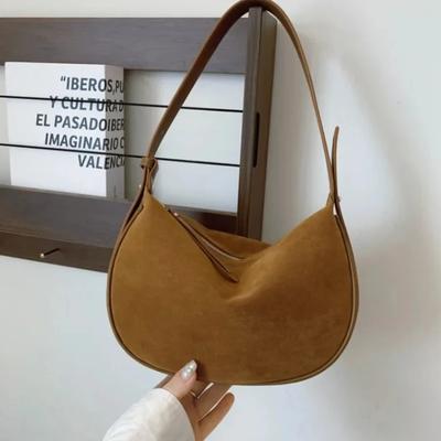 Matte Retro Crossbody Shoulder Bags  Pendulum Dumpling Bag  Large Capacity Zipper  Youth Bag  High Quality