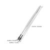 5Pcs Flat Nose Stainless Steel Tweezers for Stamp Collecting False Eyelash Application Jewelry Making Crafting Tweezers Set