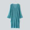 Women's Sleeve Coverups Bikini Hollow Cover Up Lace-up Net Beach Swimsuit Dress