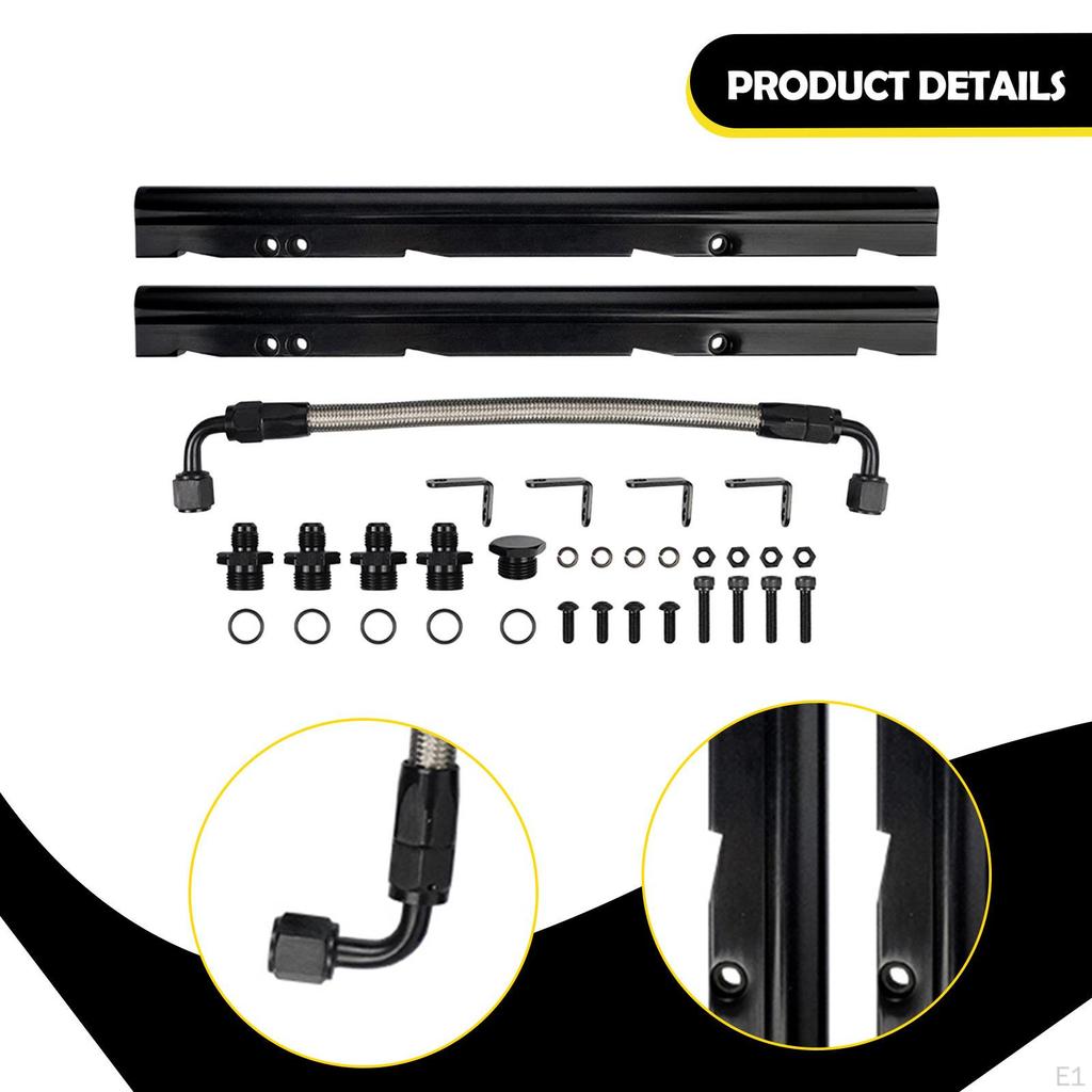 Fuel Rail Kit Easy to Install Professional Spare Parts Replaces for LS6