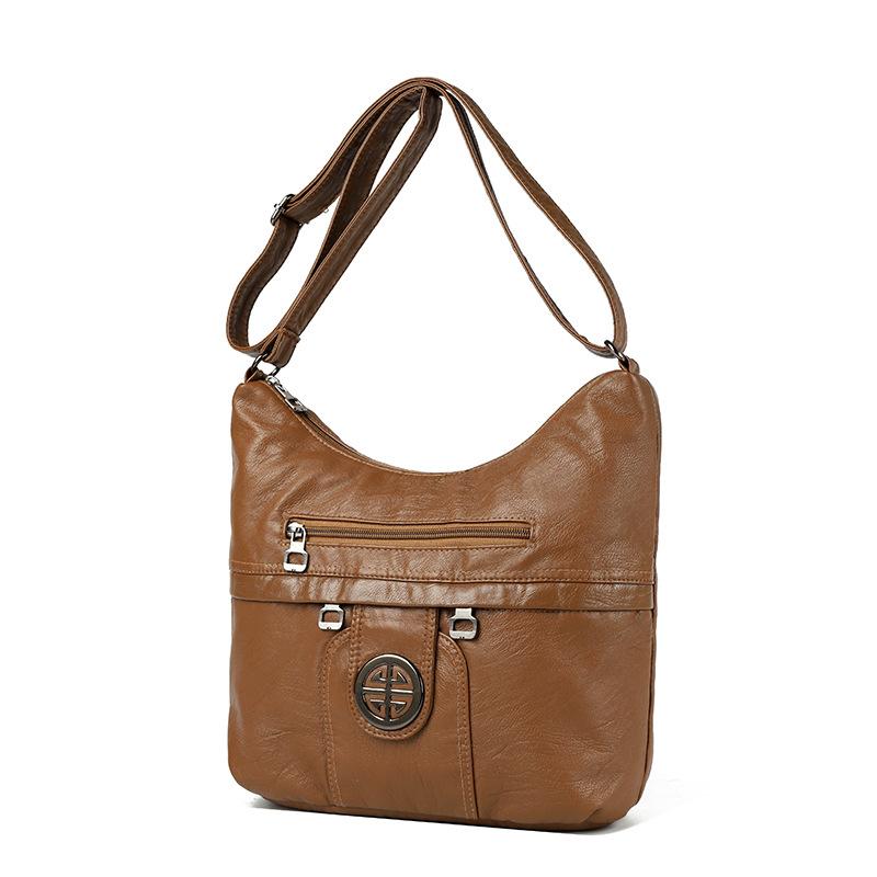 

Женская сумка новая большой вместимости многосекционная уличная повседневная модная на плечо через плечо жёлтый