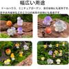 DERAYEE Miniature Mushroom Resin 17 Cute Collection Garden Props Decorations, Pieces, Figurines, Gifts, Ornaments, Figurines,