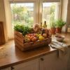 Modular Wooden Box for Shelf 37x30x22 cm Brown Container | GoodFreshDecor