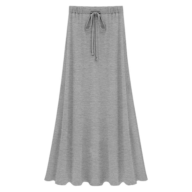 Split Skirt Women's Spring and Autumn Long Skirt Modal Strap A-line Skirt Slim Long Skirt Skirt