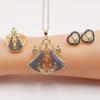New Creative Design Our Lady of Aparecida Necklace Gold Copper Virgin Mary Jewelry Pendant For Charming Man Woman Jewelry Gift