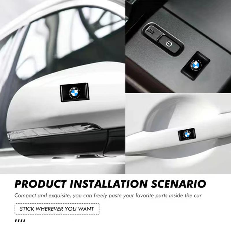 10 Stück 3D Kreative Aufkleber Auto Emblem Abzeichen Aufkleber Decals Auto Logo Styling Für BMW Performance F30 i4 F10 E90 F20 E46 E60 E70 gzjm96