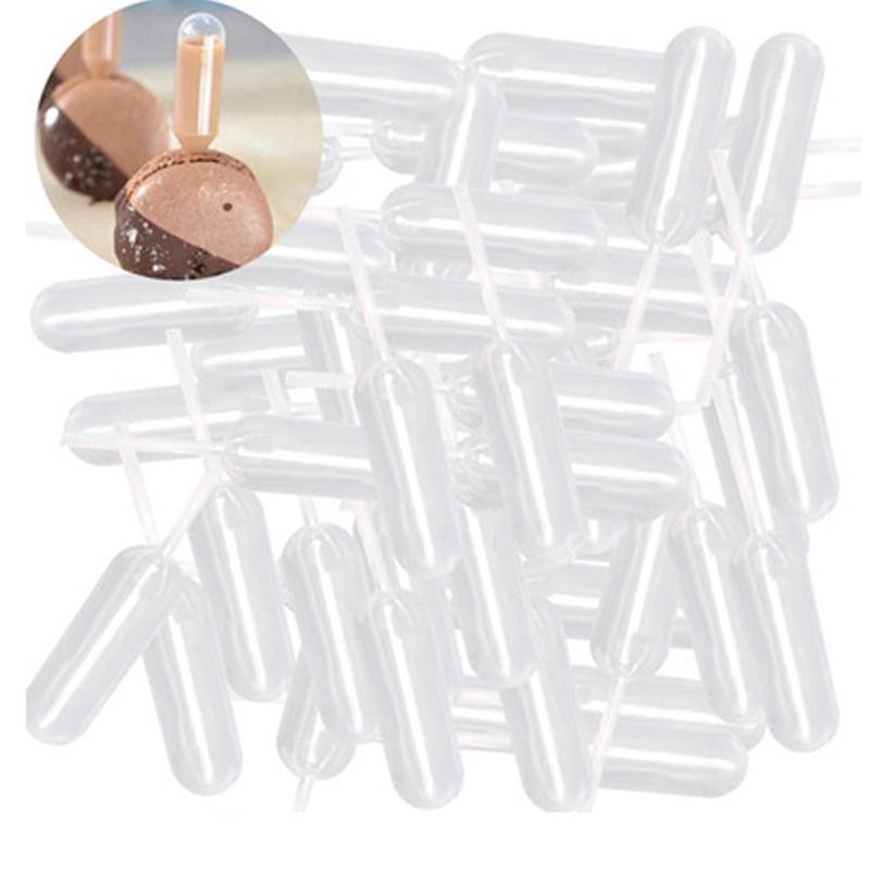 50Pcs Mini 4Ml Kunststoff Squeeze Transfer Pipetten Dropper Einweg Pipetten