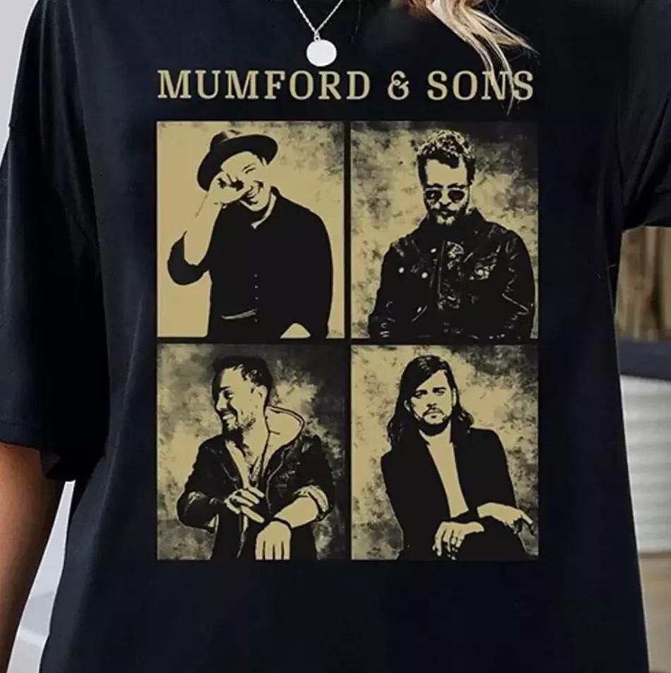 NEW Mumford and Sons Band Members Heavy Cotton Black S-5XL T Shirt TT519 Unisex T-Shirt M