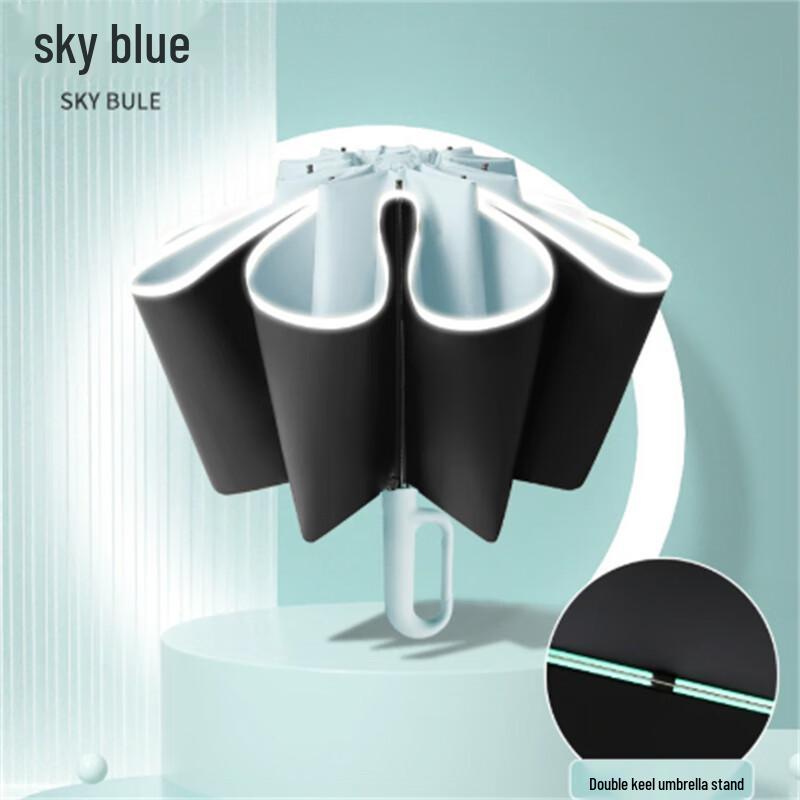 23-inch Fully Automatic Reverse Folding UV Protection Umbrella