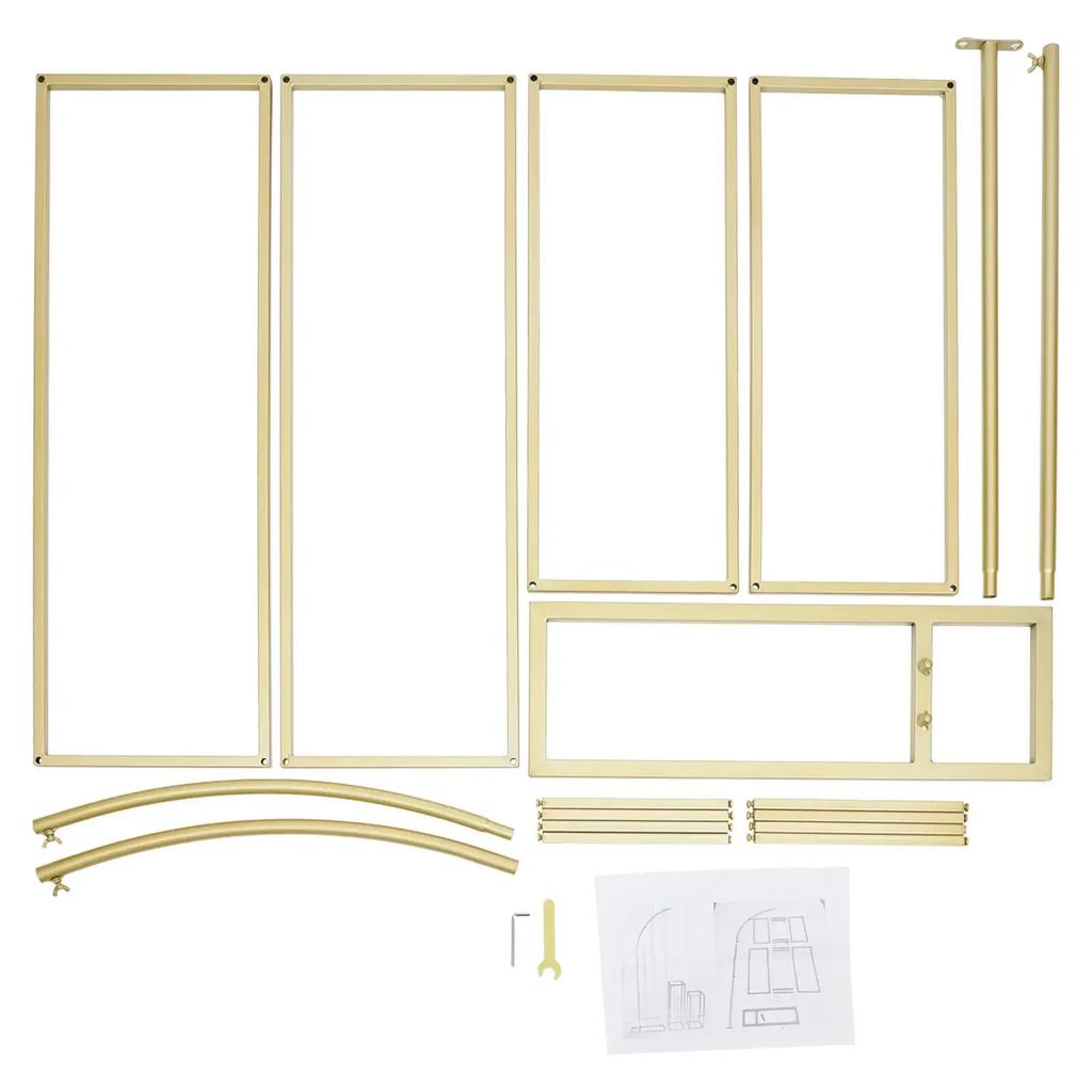 Arch Backdrop Stand with 2 Flower Stands & Balloon Arch Stand for Wedding Parties & Event Setups balloon arch kit