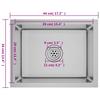 Handcrafted Built In Sink Stainless Steel