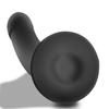 Black Butt Dildo Plug with Sucker Mount 4 Sizes for Gay Female
