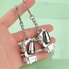 Compact 9.7cm Engineering Vehicle Keyring High Grade Alloy Craftsmanship For Practical And Decorative Use