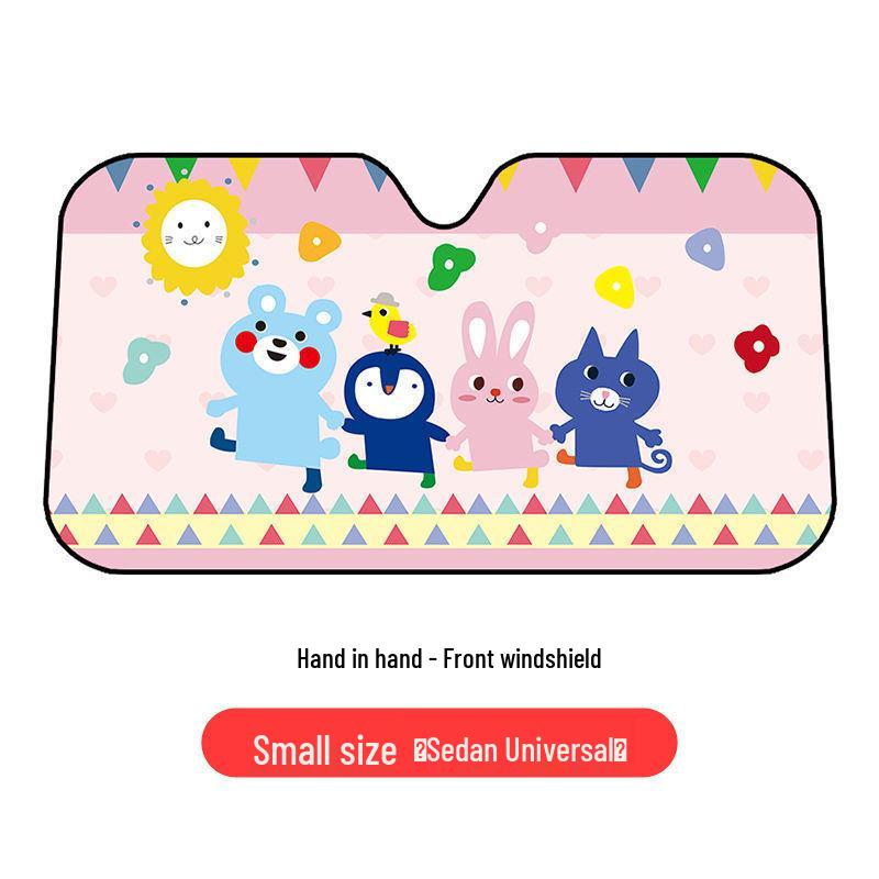 

Car Front Windshield Sunshade: Heat Insulation & Sun Protection Curtains