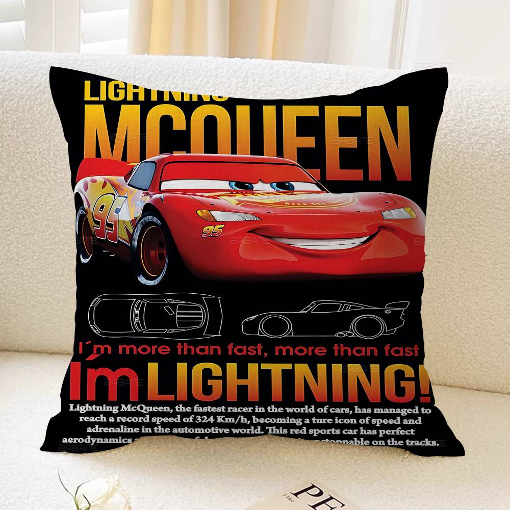Cartoon Llightning Anime MmcQueen Pillow Cover Sofa Cushion Cover Home Room Decoration Children Gift