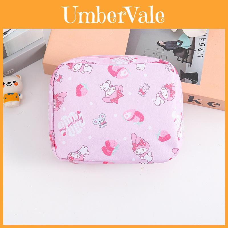 Snoopy Doraemon Hello Kitty Cinnamoroll Pattern Portable Makeup Storage Bag For Girls And Travel