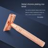 Rose Gold Silver Portable Hair Removal Tool Male Handle Womens Classic Men Shaving Manual Shaver Safety Razor Double Edge Razor