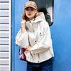 A02 Women's Autumn Loose Hooded Printed Jacket