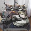 ONE PUNCH-MAN Bedding Sets Exquisite Bed Supplies Set Cartoon Bubu Duvet Cover Bed Comforter Set Bedding Set Birthday Gift