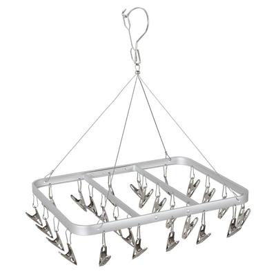 Dulton Klemhanger L Een kledinghanger die naadloos opgaat in uw dagelijkse 17 x 357 x 270 (26 clips) - leven. Aluminium. mm. RN-0429L/26