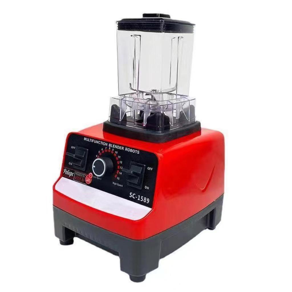 

6-in-1 Multifunctional Blender: Stainless Steel Design with Pure Copper Motor for Blending, Grinding, Crushing Ice, and Juicing. EU Plug for Export