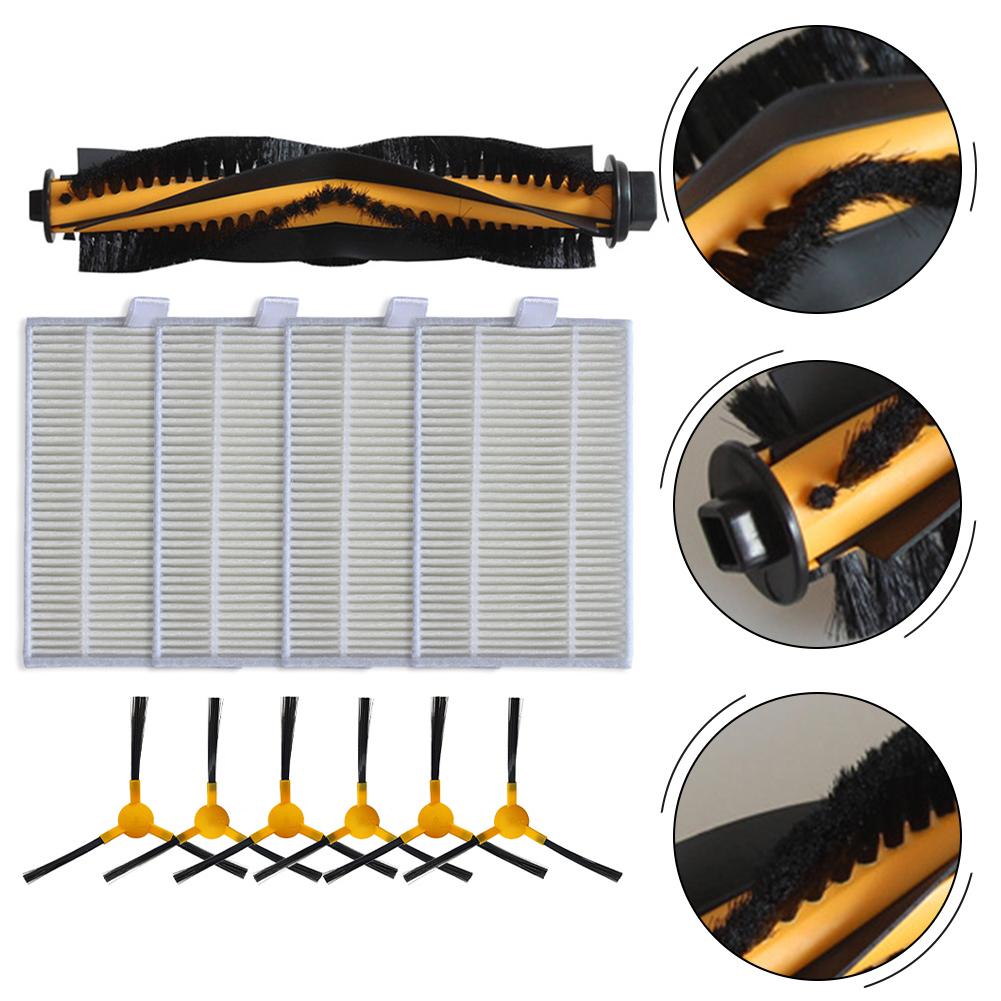 1 Set Main And Side Brush Filter Kit For BObsweep PetHair For SLAM Robot Vacuum Cleaner Replacement Or Spare Part