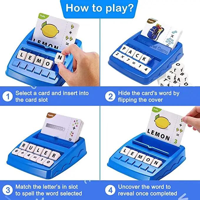 Bee Alphabet Game Learning Enlightenment Cognition Word Card Alphanumeric With Early Education Game Toys