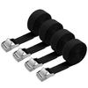 Lashing Strap Fastening Strap for Transport, Cargo, Luggage, Camping, 4 Pieces