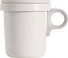 Ovject Camping Outdoor Made In Japan Mug Cup Enamel with Lid Hook Mug 360ml Detachable Handle White White O-EFM-WHWH