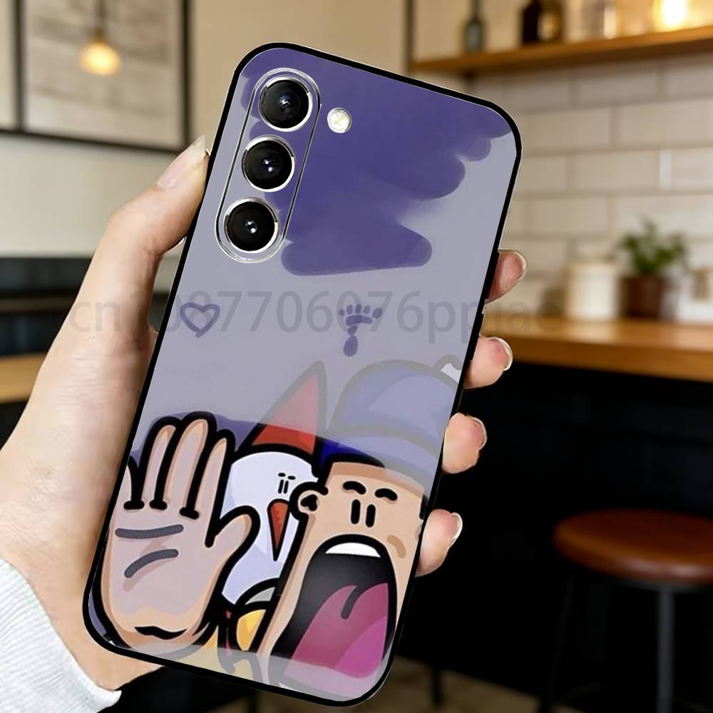 

Unlucky guy Phone Case For Samsung S20,21,22,23,24,25,26 plus,ultra Silicone Cover Samsung S22ULTRA5G