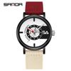 Sanda Nylon Strap Quartz Watch - Simple, Thin, Creative Dial, Waterproof, for Students and Sports