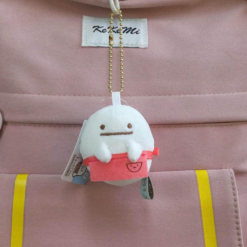 Cute Mini Corner Creature Fried Shrimp And Tapioca Plush Doll Keychain Pendant Toy