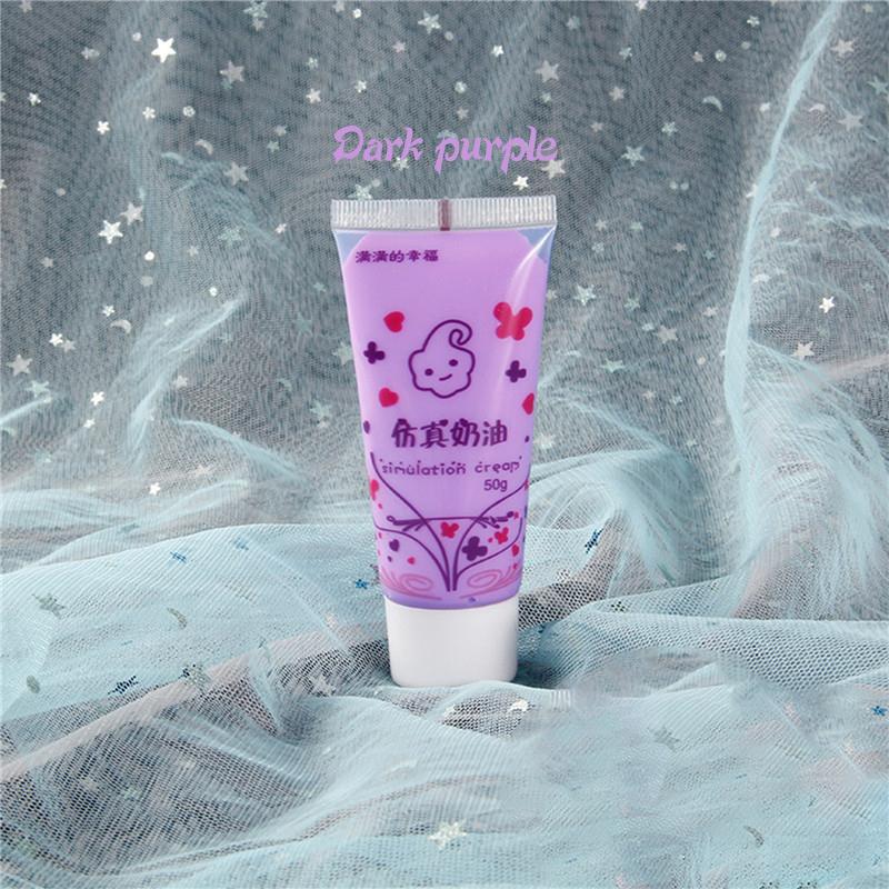 1Pcs (50Ml) Resin Diy Fake Whipped Cream Clay Simulation Cream Gel Antifreeze Mobile Shell Beauty Diy Craft Soft Clay Decoration