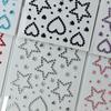 Beautiful Shiny Crystal Rhinestones Pearl Star 3D Stickers Scrapbook Phone Case DIY Decorations Dance Show Makeup Face Stickers