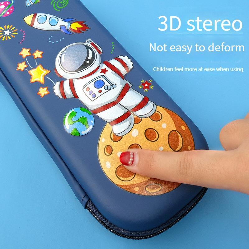 3D Stationery Box with Large Capacity and Multifunctional Primary and Secondary School Male and Female Students' Stationery Bags