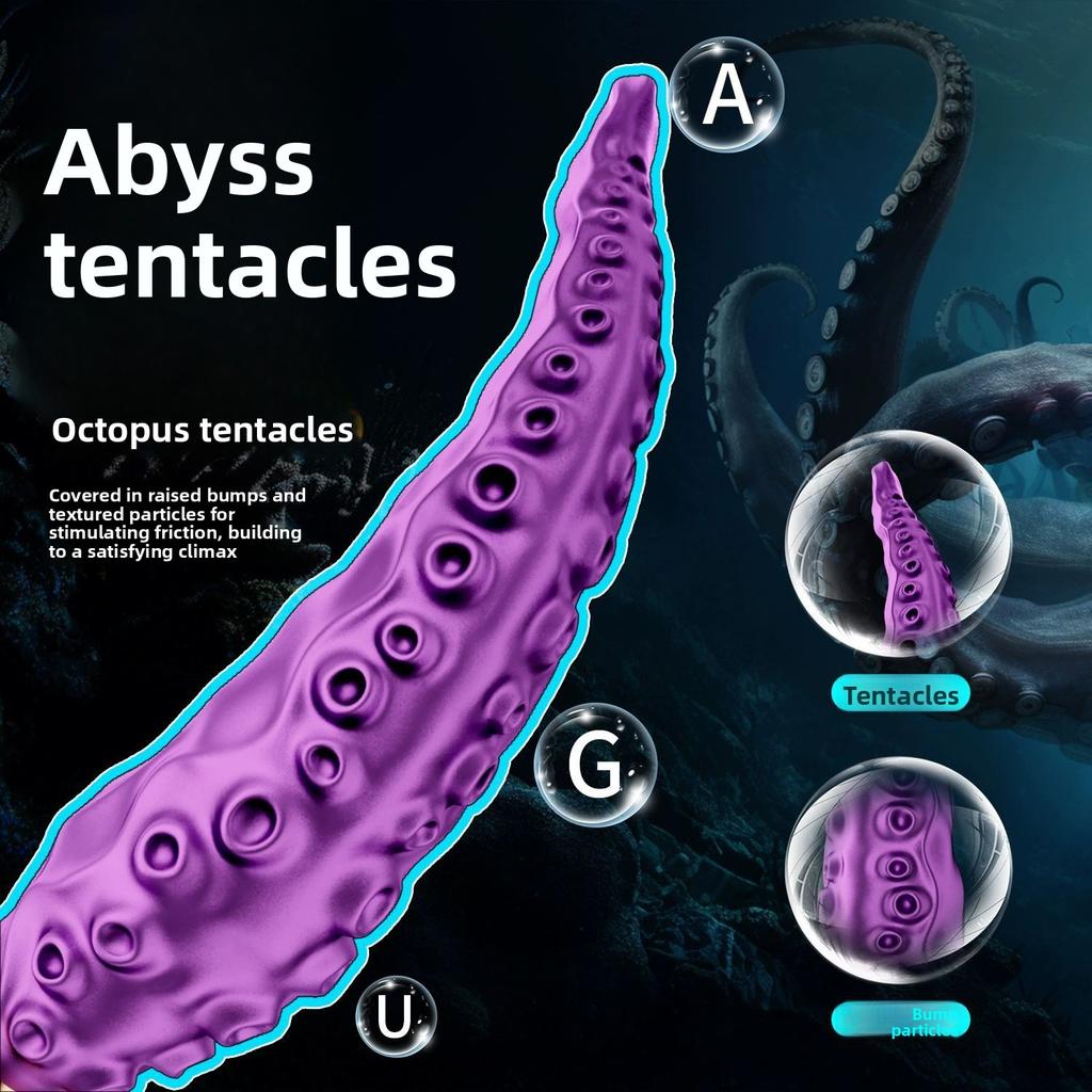 Octopus Double Shock AV Vibrating Pen for Women, Female Orgasmic Stimulation, G-Spot Trigger, Self-Pleasure Device, Rotating Vibrating Rod, Adult Toy