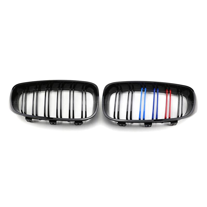 Car Front Bumper Grilles Kidney Racing Grill For BMW F34 3 Series GT Gran Turismo Double Slat Replacement