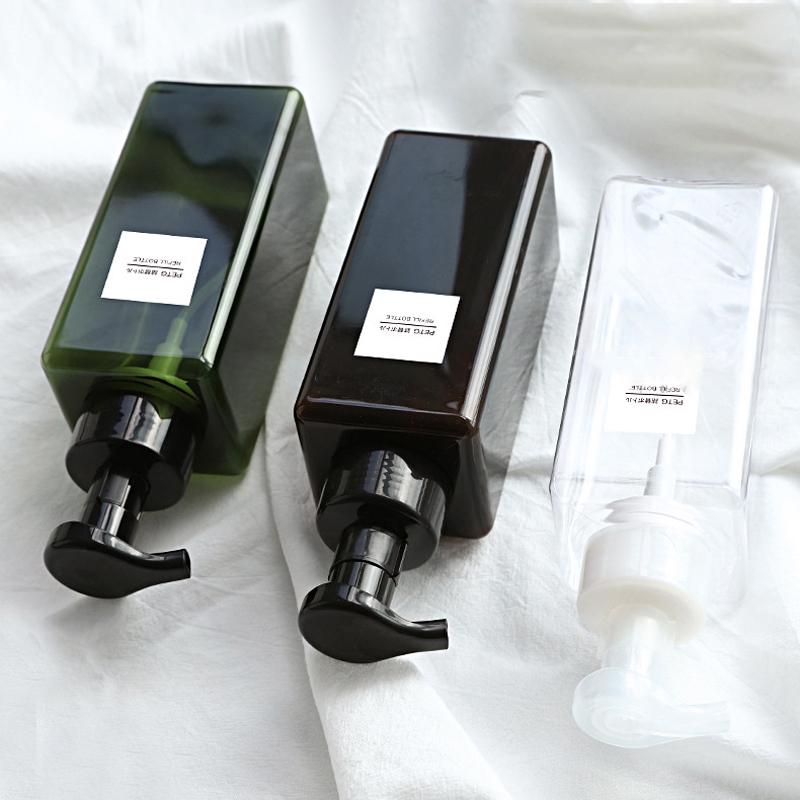 Reusable Pump Liquid Soap Dispenser Home Bathroom Kitchen Liquid Storage Container Shower Gel Shampoo Lotion Bottles