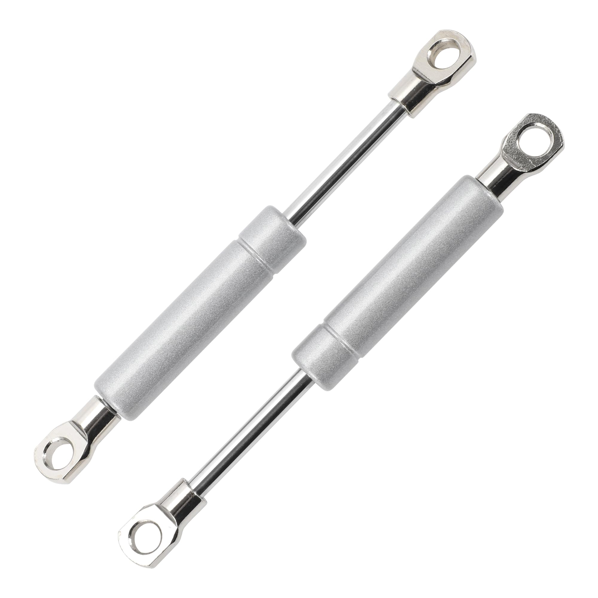

Motoforti Universal Lift Support Strut Gas Spring 6 /150mm 10Ib/45N/4.5kg Metal Silver Tone 2pcs