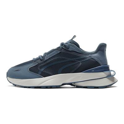 Pwrframe Tela Cómodo Versátil Soporte Equilibrado Zapatillas Casuales de Estilo de Vida de Caña Baja Unisex Zapatilla Azul 384562-02