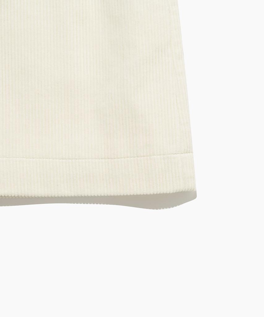 Tudment Corduroy Mini Skirt Ivory
