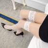Stockings Women's Spring and Summer Sexy Over-the-knee Silicone Non-slip Thighs Lace Stockings Tall Black Flesh Stockings Women