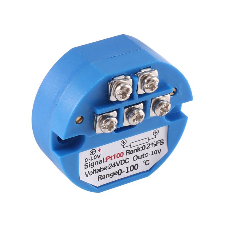 A96I-5X PT100 Type To 0-10V 0-100 Degree RTD Input 0-10 A Output DC24V Thermal Resistance Temperature Transmitter