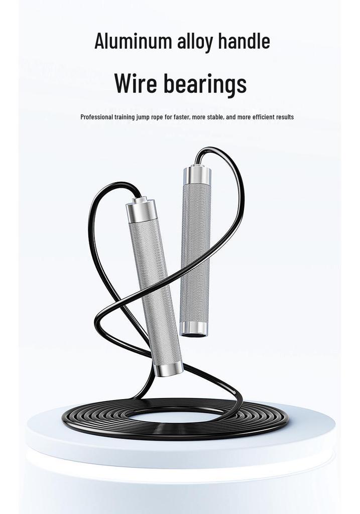 Aluminum Alloy Speed Steel Jump Rope for Exam Training & Fitness - Adult Weight Loss & Sports