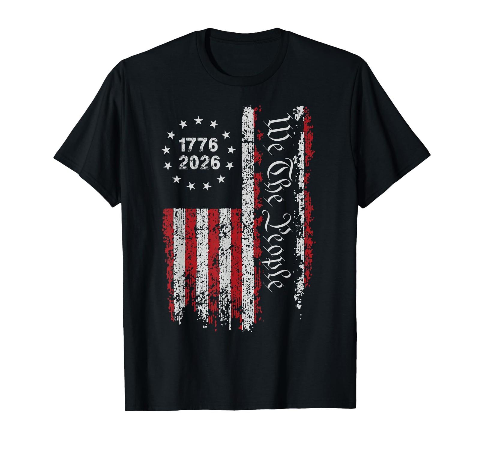 250th Independence Day Freedom T-Shirt USA Anniversary Gift S
