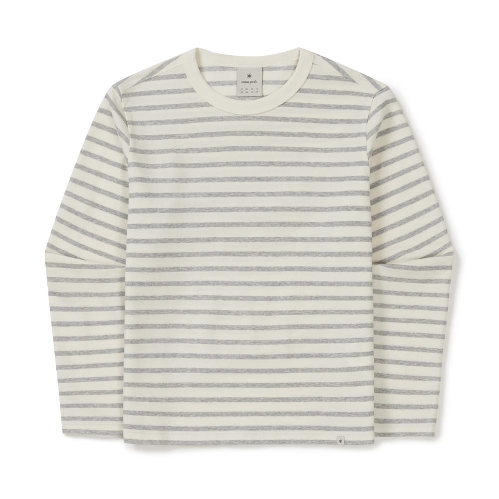SNOWPEAK Sorona Women's Stripe Long Sleeve T-shirt Gray (S26SWFTL69)