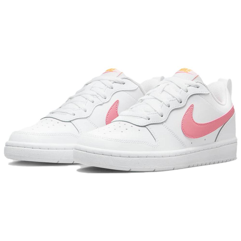 New Nike Court Borough Low 2 White Coral Chalk GS BQ5448-124